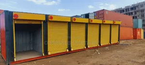 40ft Container 5 Stalls Set Up- All Services Under One Roof