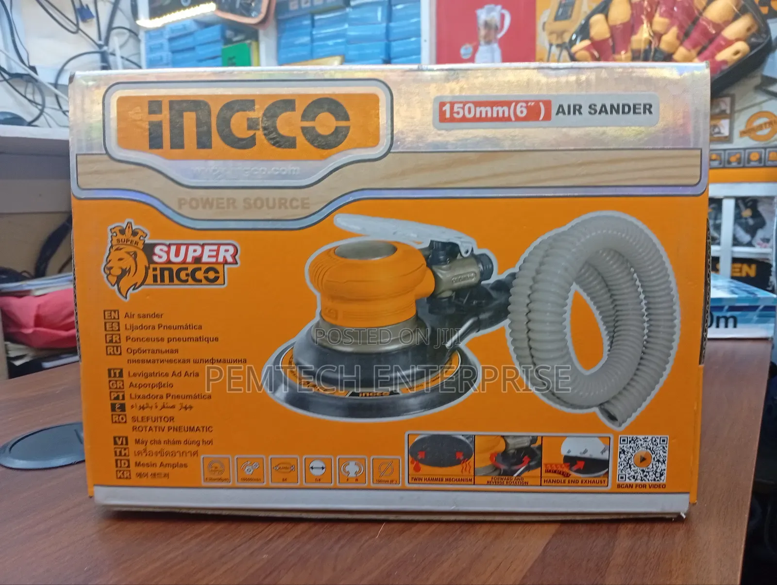 INGCO Air Sander 150mm