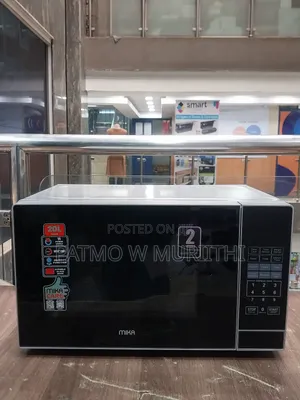 Microwave, 20l Mika Microwave 700w, Black Sllver