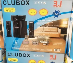 3.1ch Clubox 12000 Watts Home Theater Woofer System