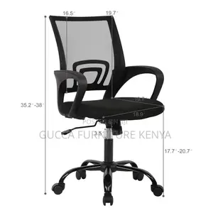 Office Chairs: Office Mid Back Ergonomic Mesh Task Chair