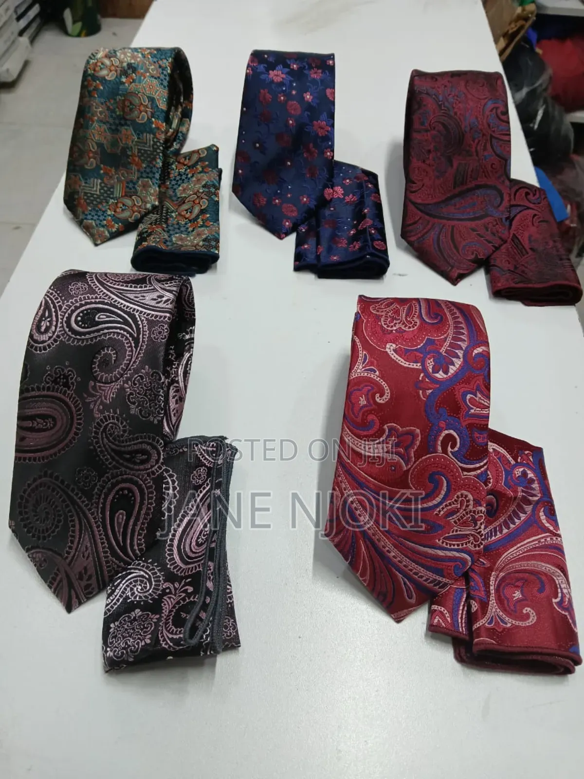 Tie and Pocket Square For