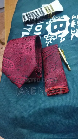 Tie and Pocket Square For