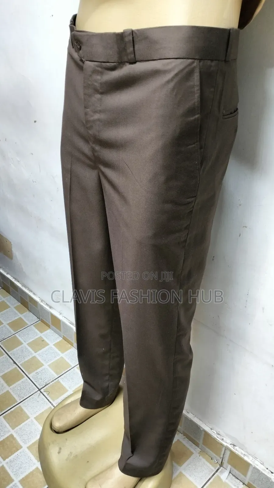 Official Dress Pants for Men -Chocolate Brown