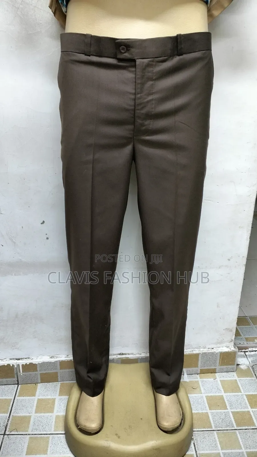 Official Dress Pants for Men -Chocolate Brown