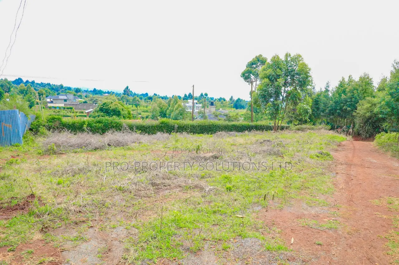 Prime 1/8 Acre Residential Plot in Kikuyu, Kamangu for Sale