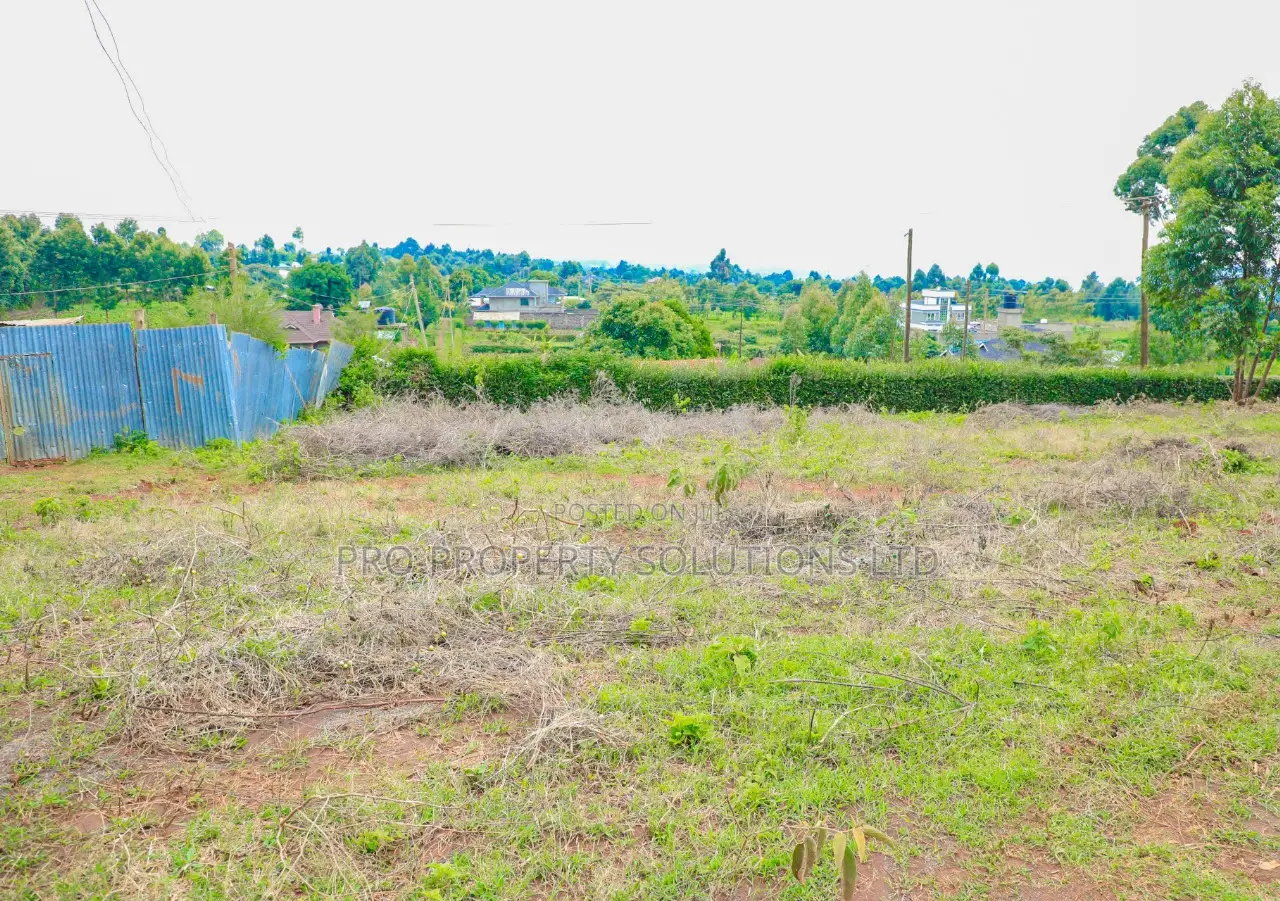 Prime 1/8 Acre Residential Plot in Kikuyu, Kamangu for Sale
