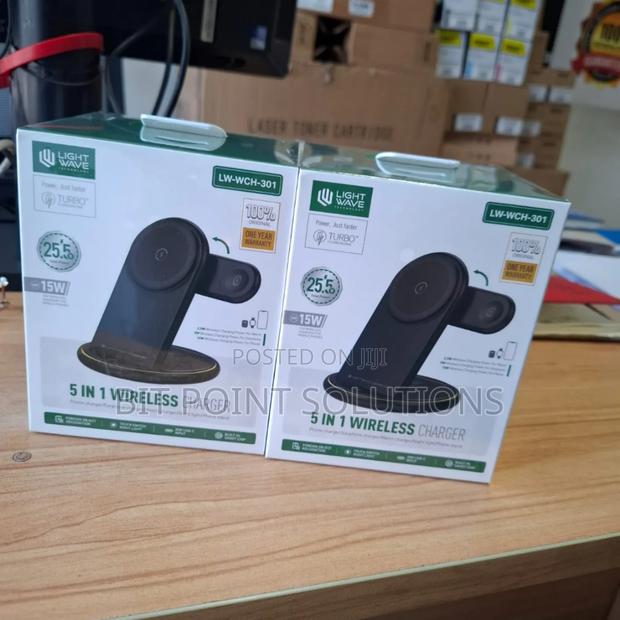 Light Wave 5 In 1 Wireless Charger 15W - thumbnail 2