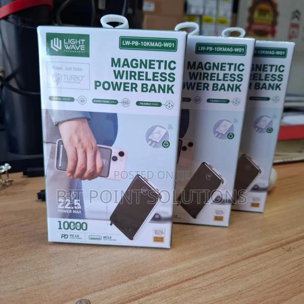 Lightwave Magnetic Wireless Powerbank 10000 Mah 22.5W