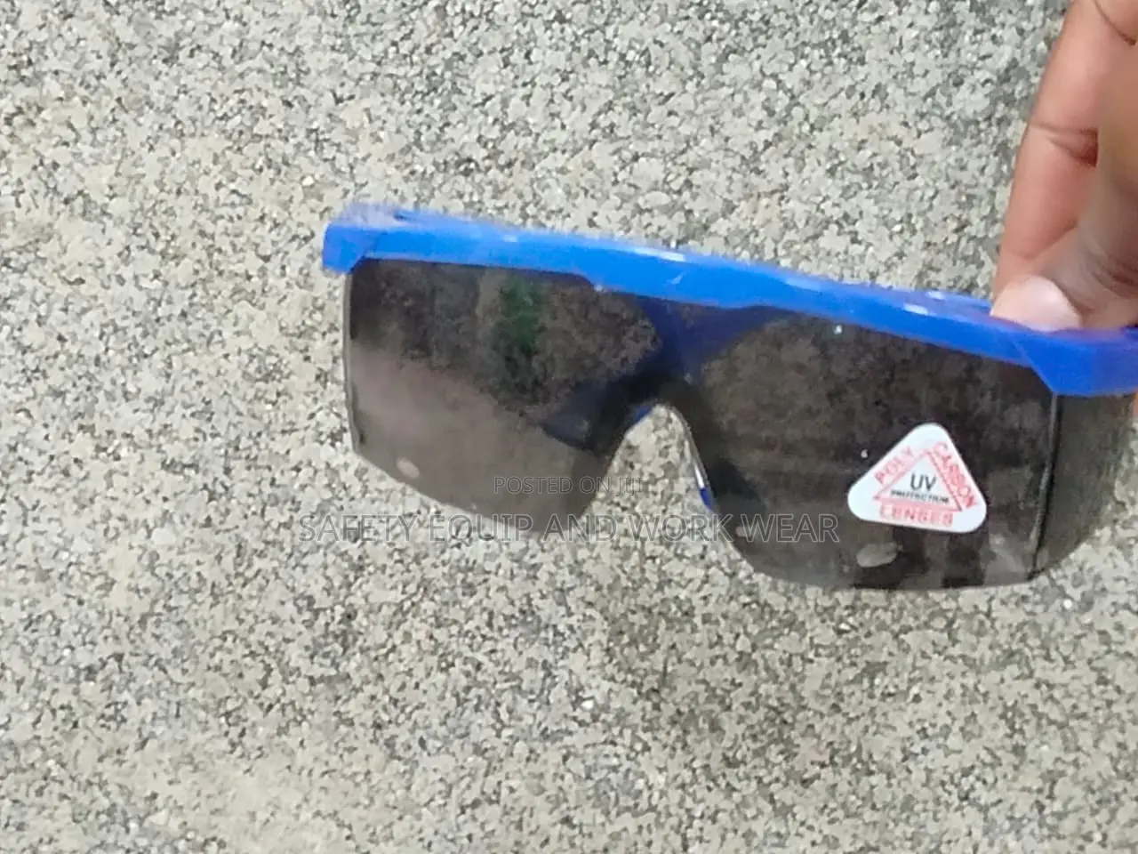 Welding Googles Blue Frame