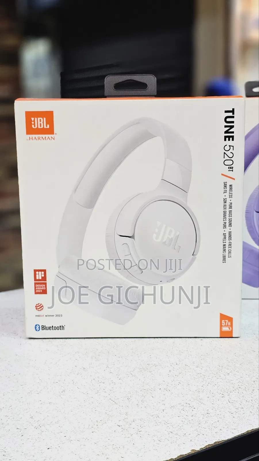 JBL Tune 520bt - Wireless on-Ear Headphones