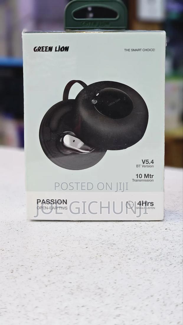 Green Lion Passion Open - Ear TWS - Black - main view