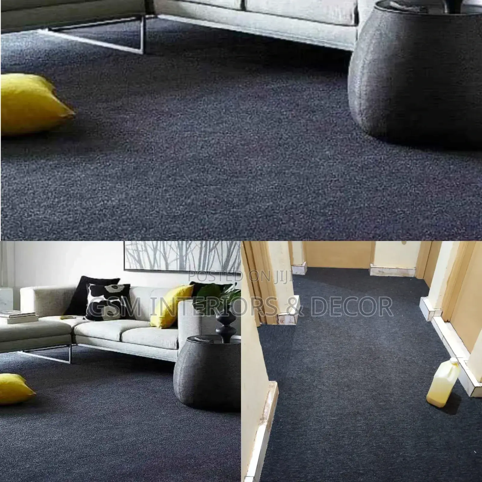 Dark Grey Wall to Wall Carpets Charcoal Grey