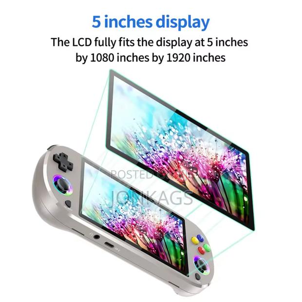 Handheld Gaming Console 5 Inch Display Games - thumbnail 6