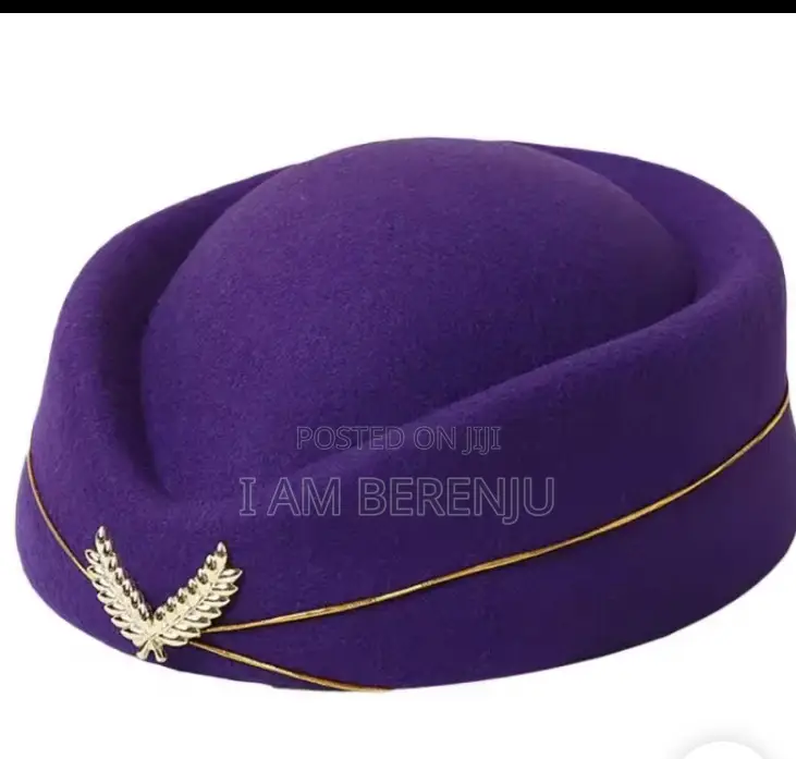 Air Hostesses Beret Hats Women Warm Wool