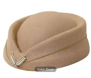 Air Hostesses Beret Hats Women Warm Wool