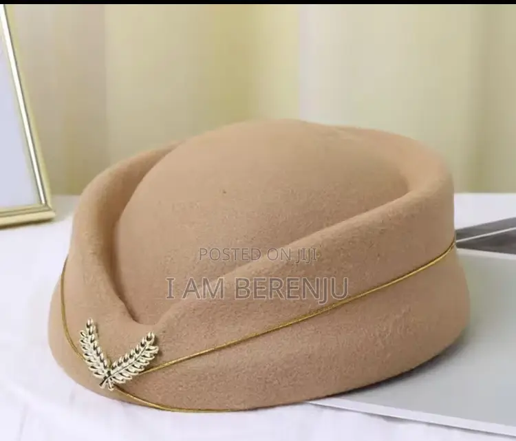 Air Hostesses Beret Hats Women Warm Wool