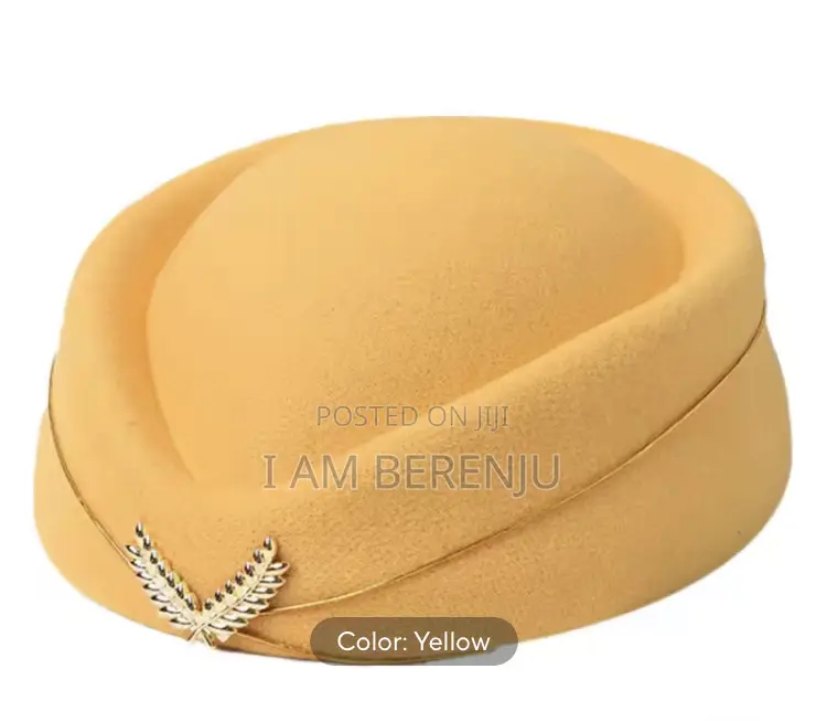Air Hostesses Beret Hats Women Warm Wool