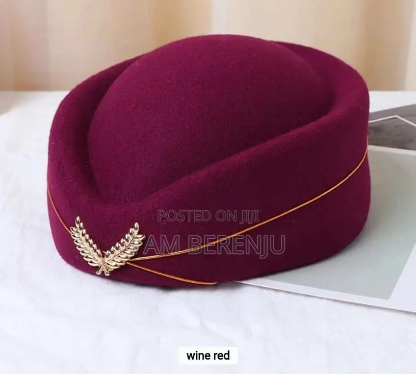 Air Hostesses Beret Hats Women Warm Wool