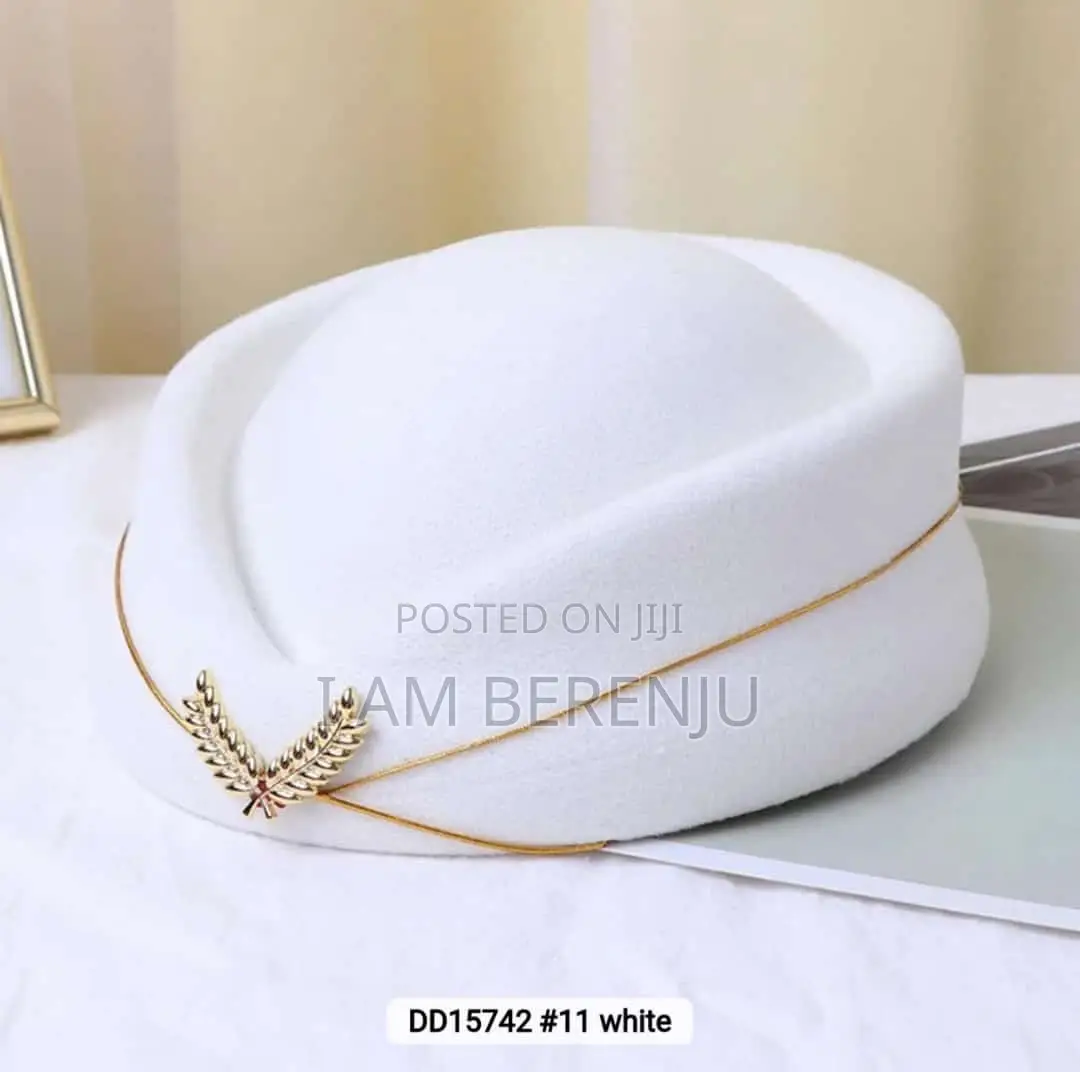 Air Hostesses Beret Hats Women Warm Wool