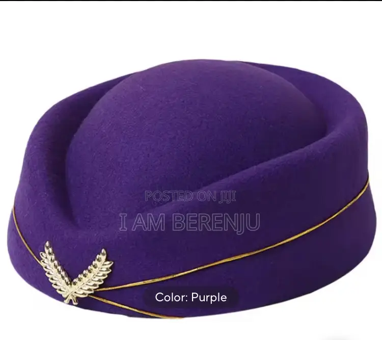 Air Hostesses Beret Hats Women Warm Wool