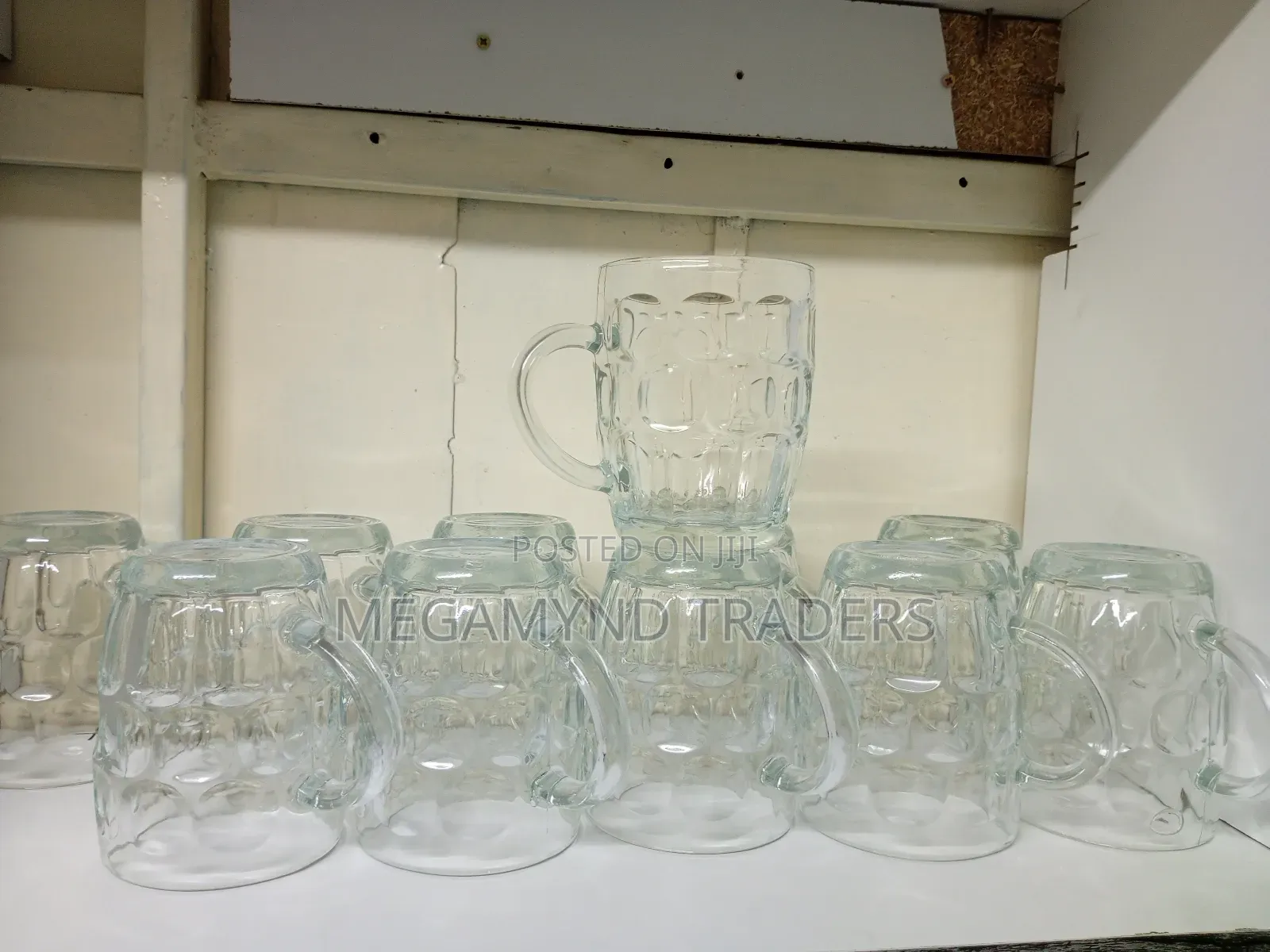 6pc Beer Glass Mug 500ml.