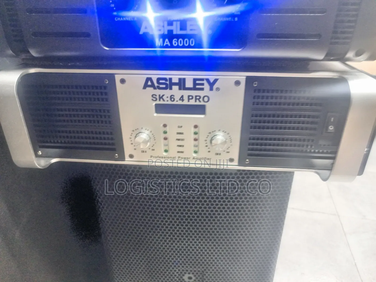 Ashley SK6.4 Pro Professional Power Amplifier 24 Capacitors