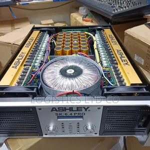 Ashley SK6.4 Pro Professional Power Amplifier 24 Capacitors