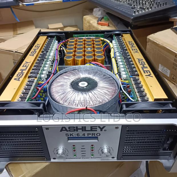 Ashley SK6.4 Pro Professional Power Amplifier 24 Capacitors - main view