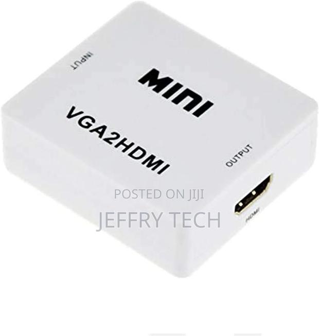 2B VGA and Audio Source Adapter to HDMI Input - White, CV-21 - main view