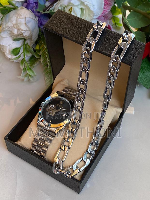 Gents Watch X Silver Chain - thumbnail 4