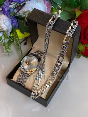 Gents Watch X Silver Chain
