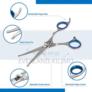 Round-Tip Stainless Steel Grooming Curved Scissors