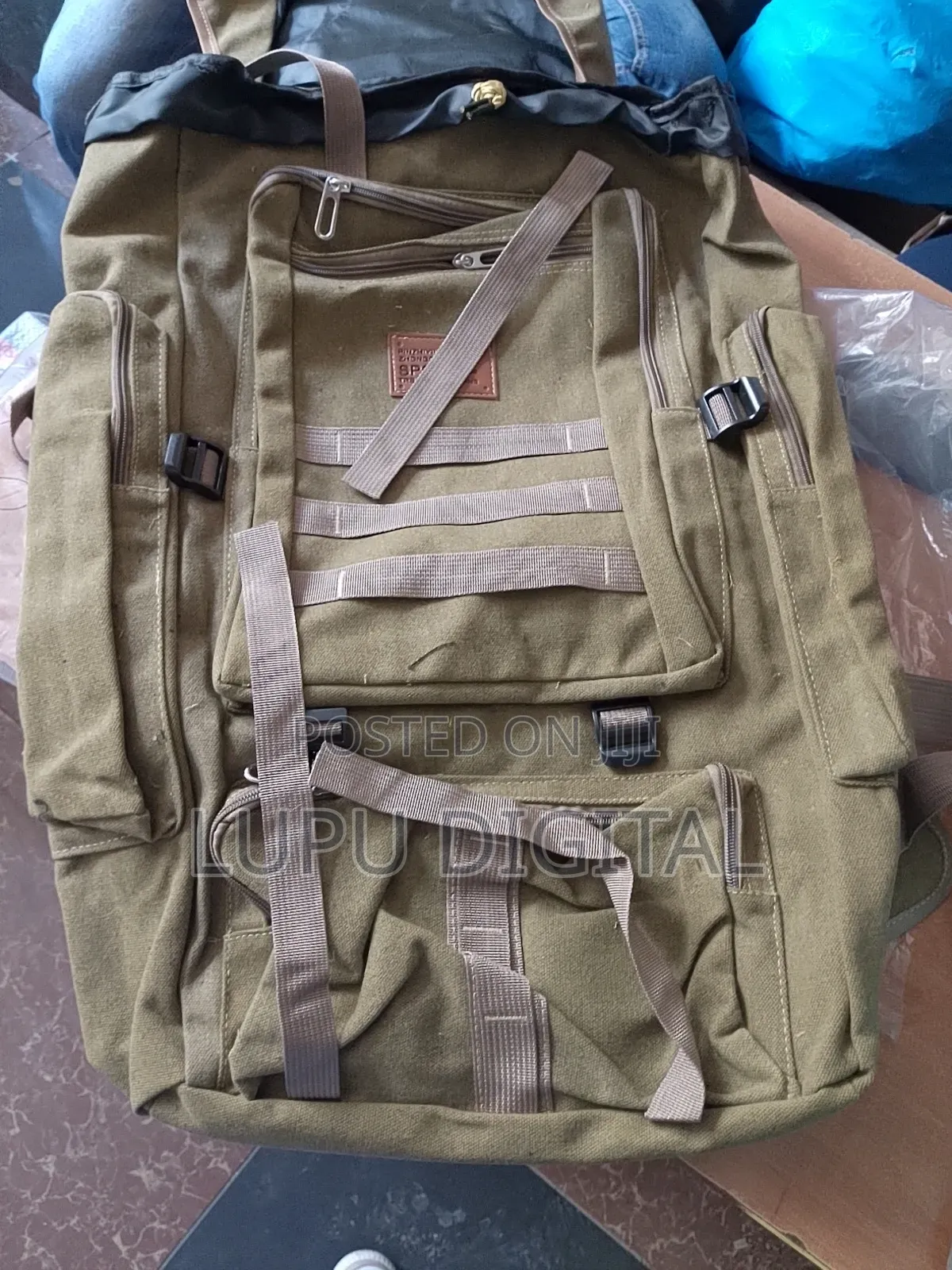 Big Size Canvas Backpack