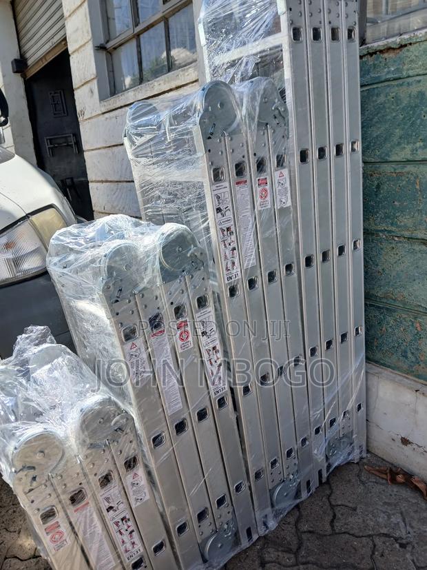 High Quality Aluminium Multifolding Ladder - thumbnail 3