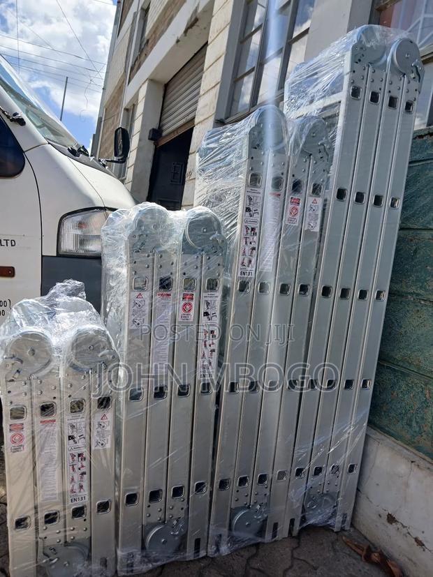 High Quality Aluminium Multifolding Ladder - main view