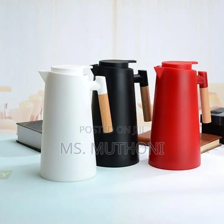1l Black/White Nordic Vacuum Flask*