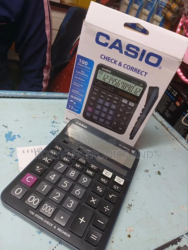 Casio DJ 120D Calculator - main view