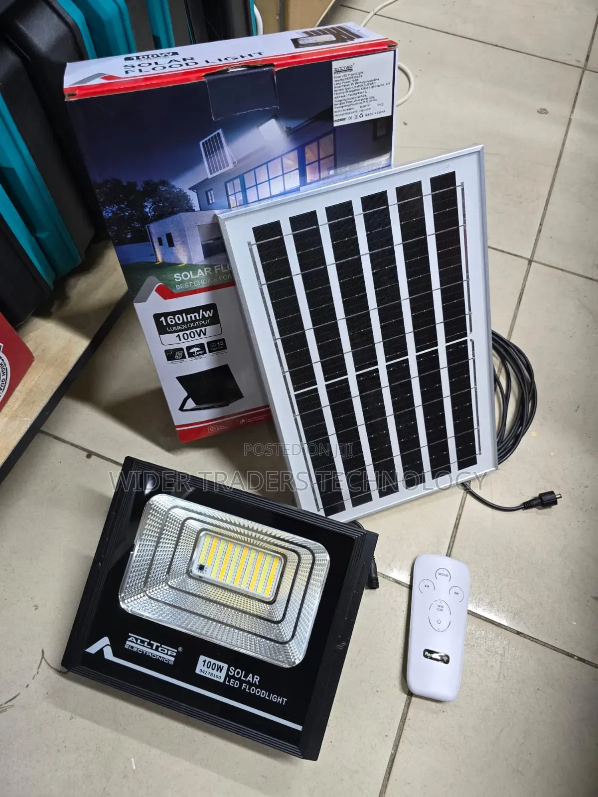 100w Alltop Solar Flood Light