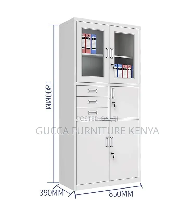 Cabinets: 2-Door Steel Storage Data Cabinet With Safe