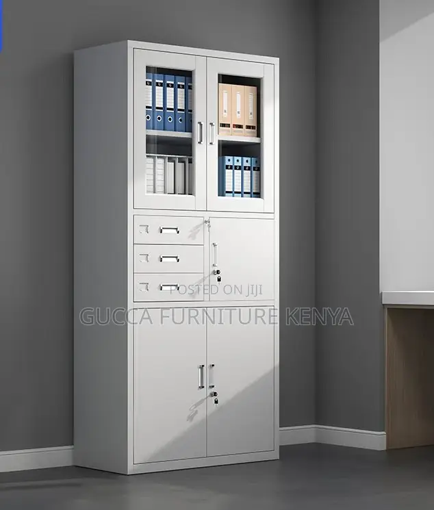 Cabinets: 2-Door Steel Storage Data Cabinet With Safe