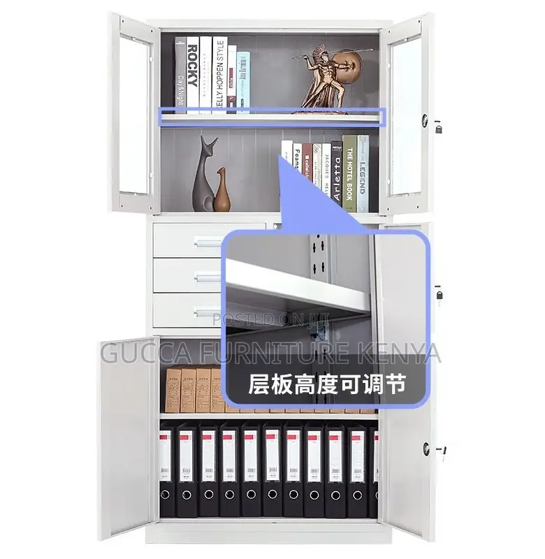 Cabinets: 2-Door Steel Storage Data Cabinet With Safe