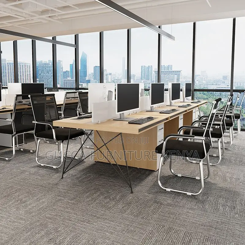 Office Chairs: Modern Simple Fixed Mesh Office Guest Chair