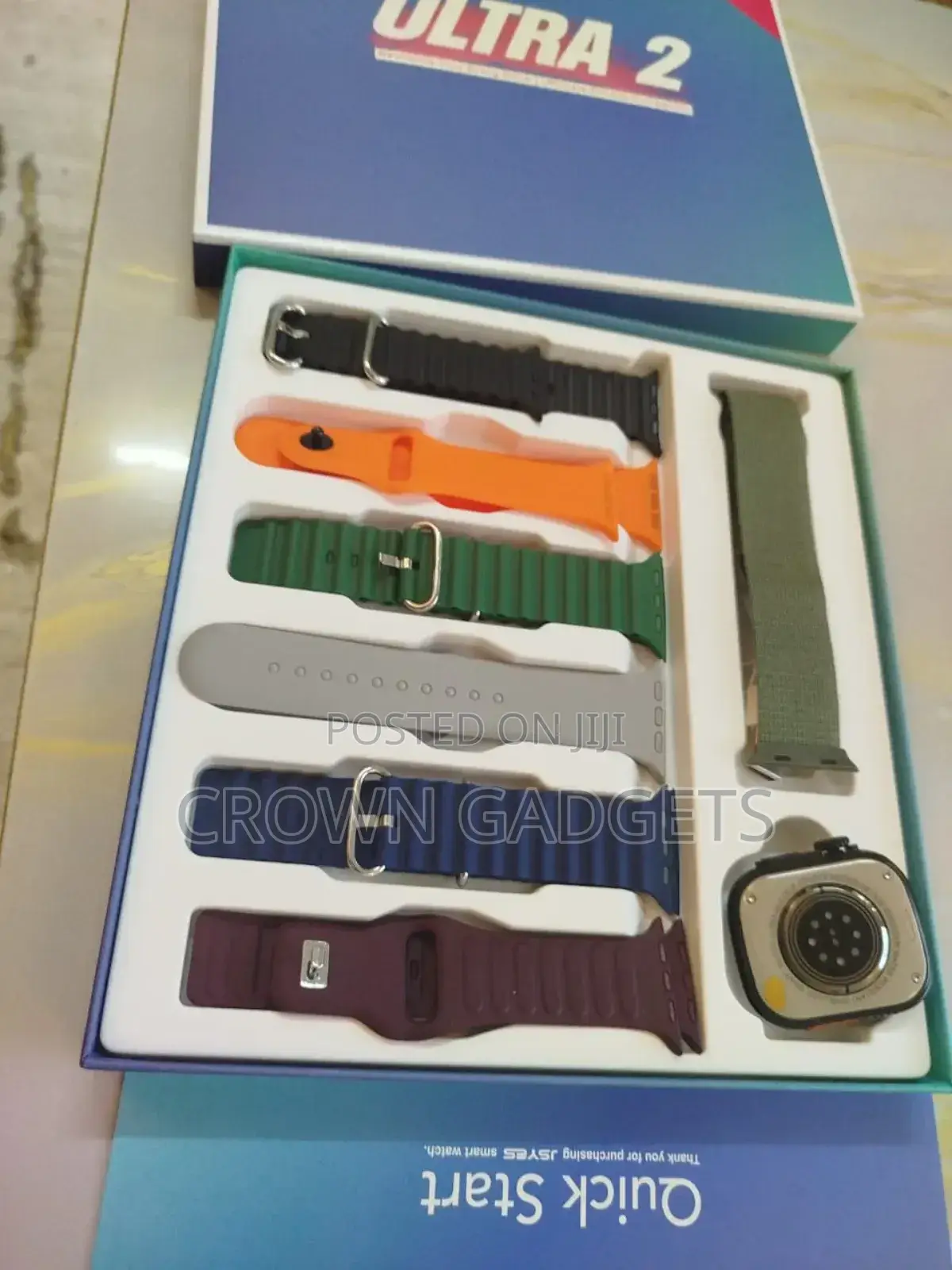 M70 Max Ultra2 With 7 Straps and Fitness Tracker
