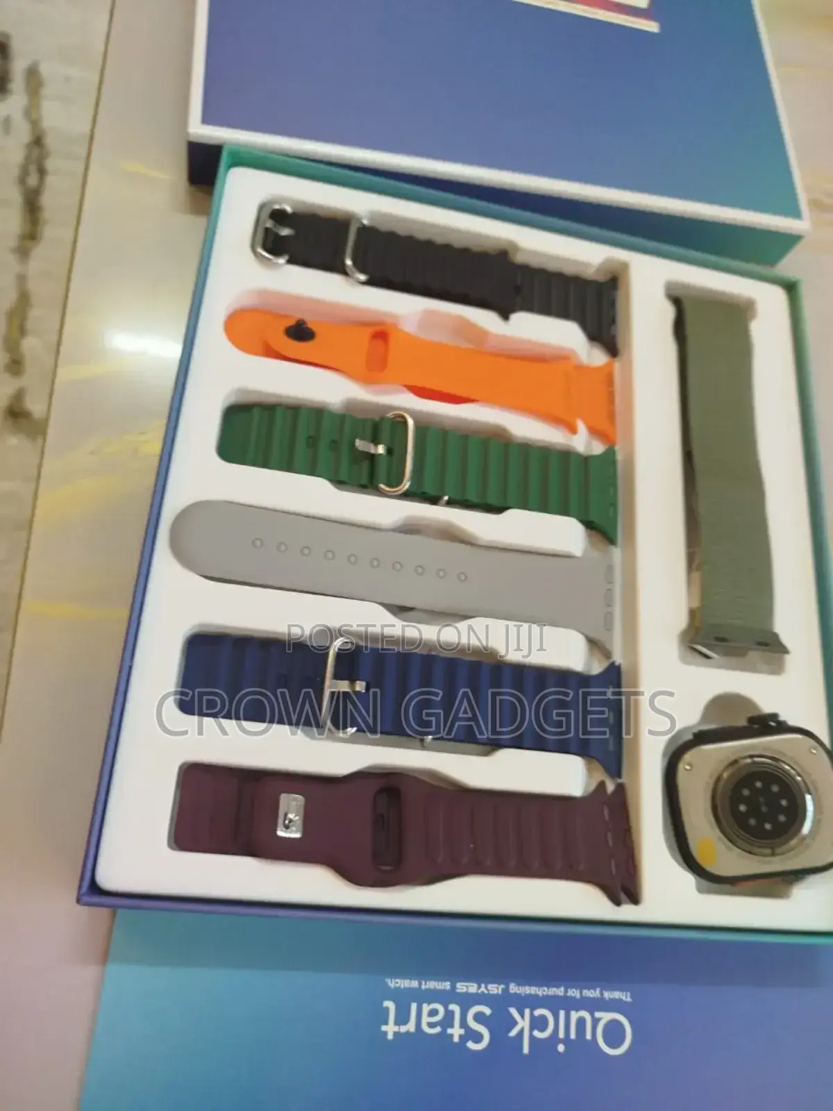 M70 Max Ultra2 With 7 Straps and Fitness Tracker