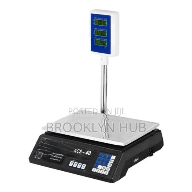 40 Kg Weighing Scale With a Pole and LCD Display - thumbnail 3