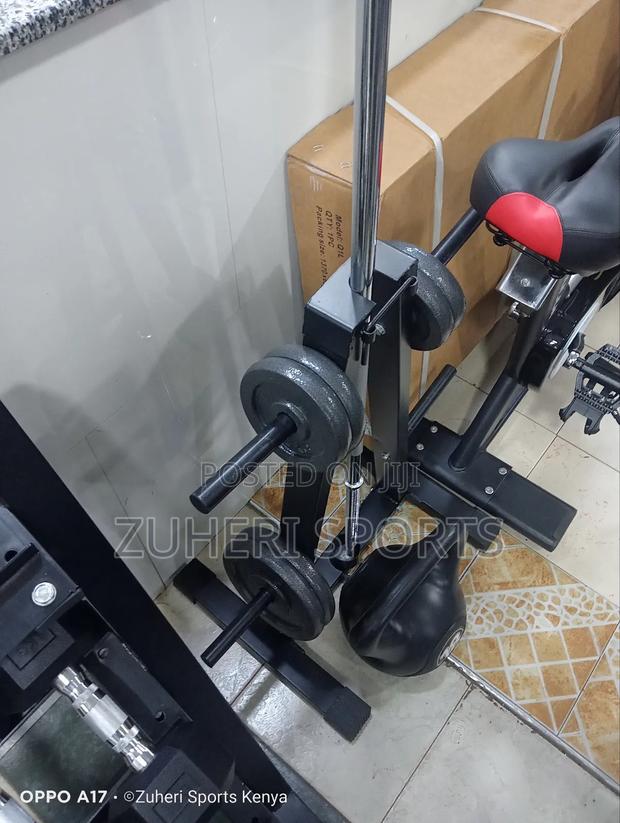 Standard Plates Rack; Heavy Duty Compact With Barbell Holder