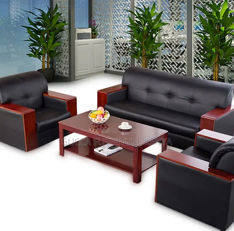 Coffee Tables: Modern Mahogany Casual Office Coffee Table