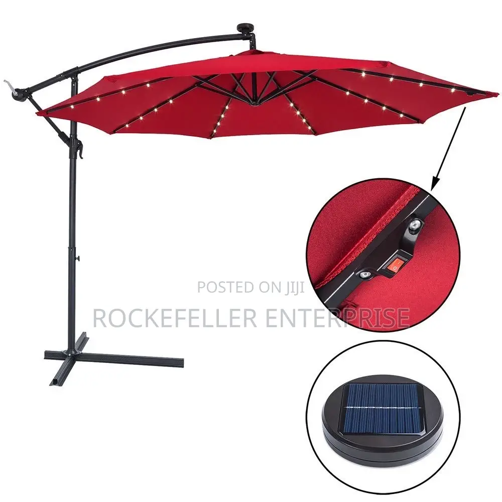Parasol Umbrella With Led Lights