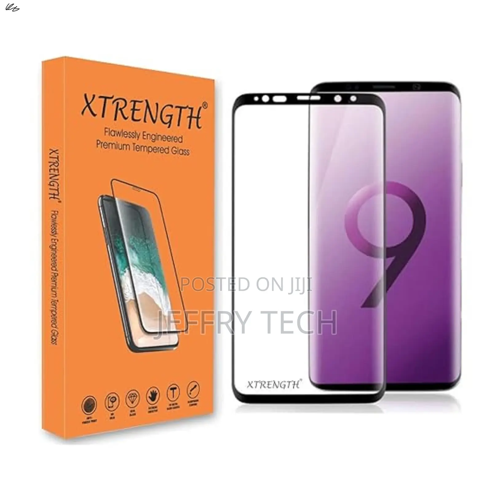 Full-Glue Tempered Glass Screen Guard for Galaxy S8 Plus